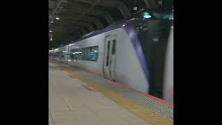 しびれる高速通過‼️ＪＲ国立駅…ＪＲ中央本線 特急あずさ+富士回遊【E353系】新宿行き…