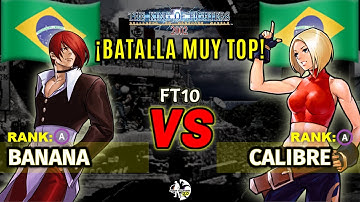 ¡NADIE ESPERABA ESTO! BANANA vs CALIBRE FT10 KOF 2002