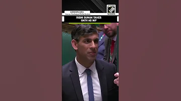 UK Leader Of Opposition Rishi Sunak Sworn In As An MP 