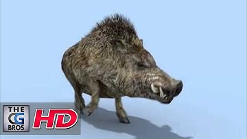 The Boar an Animated 3D Model! (Video Game Walk Cycle)