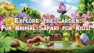 Explore the Garden: Fun Animal Safari for Kids!