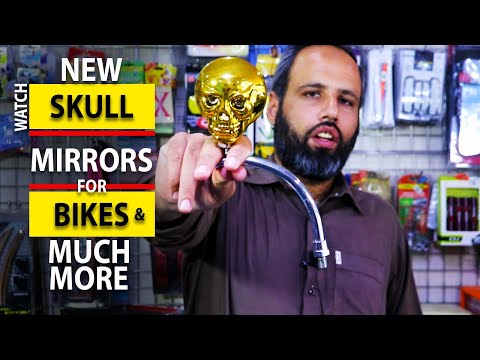 New Skull Mirrors For All Bikes | Headlight Glass | New Mini Lights | Auto Care