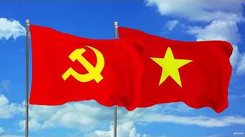 [Thái Triển] Cờ Đảng - Cờ nước Việt Nam tung bay trời xanh