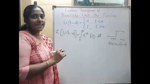 10_ Laplace Transform of Heaviside Unit Step Function