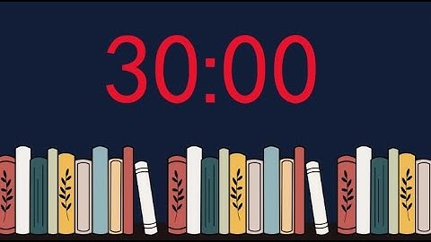 30 Min timer, Reading Timer, Digital Classroom Timer