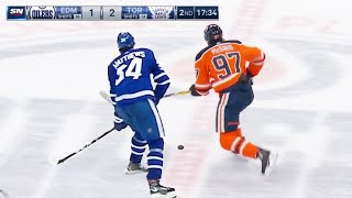 ... best nhl highlights from edmonton's connor mcdavid #97 and maple
leaf's auston matthews #34 f...