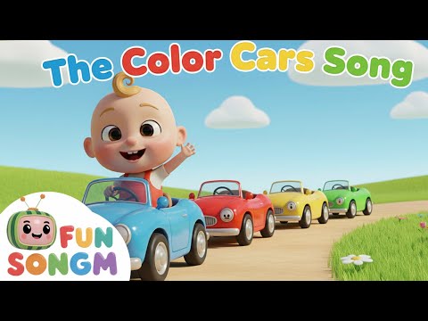 Colors Song for Kids | Nursery Rhymes | Learn Colors with Cars | Educational Song for Toddlers