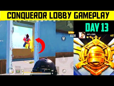 ( Day -13) how to push solo conqueror/pubg/conqueror pubg mobile/solo/pubg mobile rank push gameplay