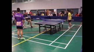 20160327全大運北區桌球資格男子團體賽 陽明林昊瀛vs長庚黃俞鈞 3/3