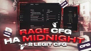 midnight "cs2" - СЛИВ RAGE CFG + 2 LEGIT