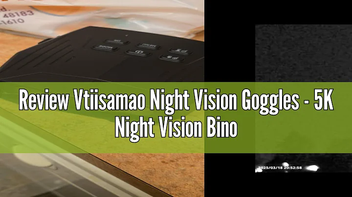 Review Vtiisamao Night Vision Goggles - 5K Night Vision Binoculars for Adults, 5000mAh Rechargeable