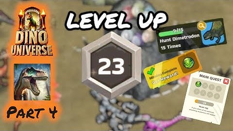 DINO UNIVERSE-promotion to level,main quest completed 1/8[PART4]Android gameplay