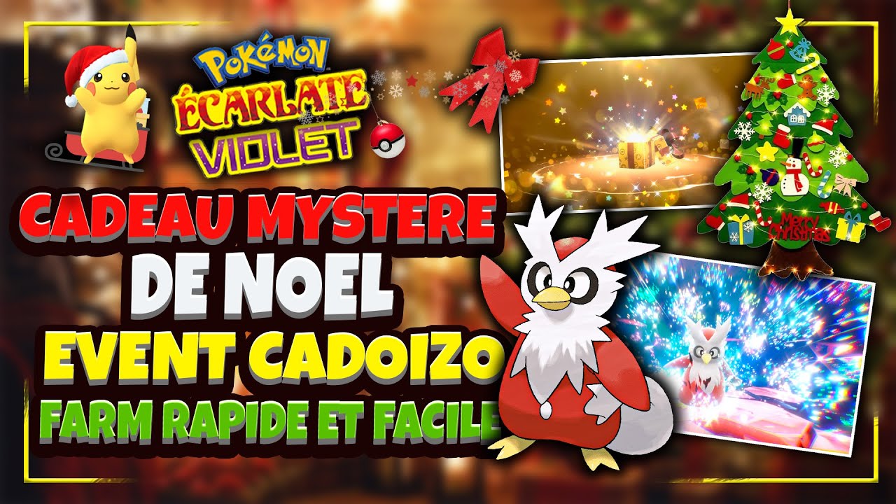 CADEAU MYSTERE DE NOEL ET COMMENT FARM EVENT CADOIZO 3/4/5 ETOILES sur 