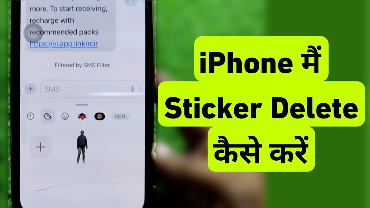 Def Deleted Sticker How To Remove Stickers On iPhone || iPhone Me Sticker Delete Kaise Kare ...