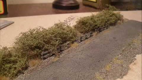 model scenery :              quick easy blackberry bushes