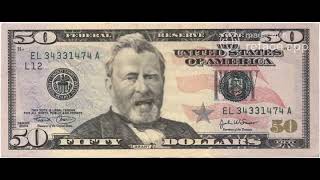 50 dollars - Ulysses S  Grant - Dean Martin,  everybody loves somebody #dollars #deanmartin #grant