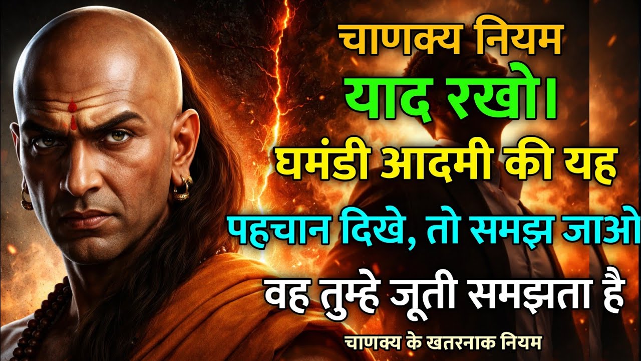 घमंडी आदमी की 5 खतरनाक पहचान | चाणक्य नीति से जानो कौन तुम्हें नीचा दिखा रहा है