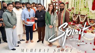 Spirit Muhurat Ceremony | First Day Shooting | Prabhas | Tripti Dimri | Sandeep Reddy Vanga