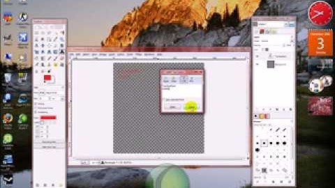 How to make transparent sprays with Gimp