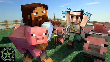 Make a Pig Axe - Minecraft - Sky Factory 4 (Part 4) | Let