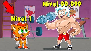 NOS CONVERTIMOS EN LOS MAS FUERTES DE ROBLOX!  💪😱 MAYA Y SRGATO EN EL GYM DE ROBLOX