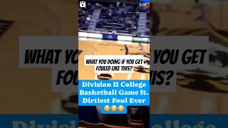 🤯OMG THIS FOUL IS CRAZY! #viral #basketball