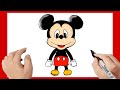 How to Draw Mickey Mouse Easy Step by Step