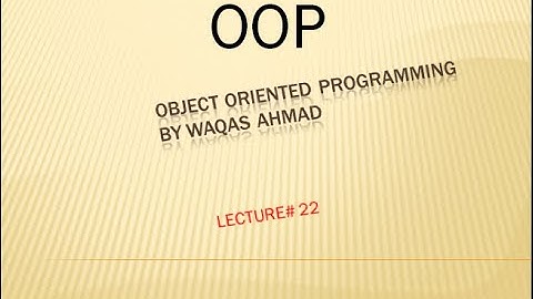 Lecture #22 | Pure Virtual Function | Abstract Class | Virtual Base Class | Examples Using C++ | OOP