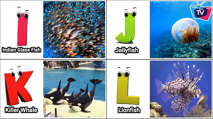 sea Animals ABC Song, Phonics Song, abc song, abcd song, abc poem, Nursery Rhymes @Kidsfuna2zTV