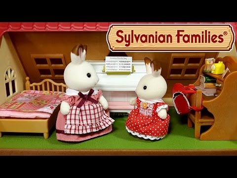 Мебель для домика Марии! Мультяшный обзор игрового набора Sylvanian Families + конкурс