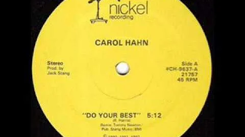 Carol Hahn -   Do Your Best  1980