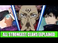 All 5 STRONGEST Sorcerer Family in Jujutsu Kaisen & Their Powers Explained! (Gojo, Zenin & Kamo)