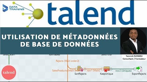 45-Tuto TALEND : Comment utiliser les métadonnées de base de données ?