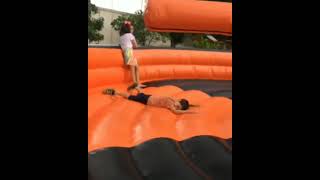 Boy gets hit by swinging arm of ride at fair