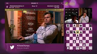 Magnus Carlsen vs Praggnanandhaa R | Meltwater Champions Chess Tour Day 3 @Kasparov-game