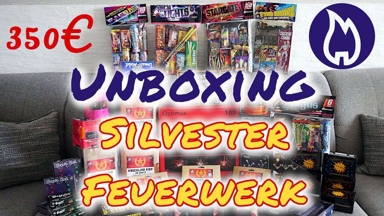 SILVESTERFEUERWERK UNBOXING | Mein Feuerwerk von Pyroweb.de | 350€