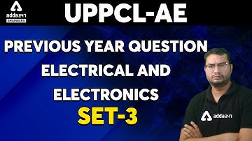 UPPCL AE 2021 | Electrical & Electronics | Previous Year Questions #3
