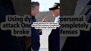 One line from Gavin Newsom that made Trump a total clown #shorts #celebrity #trump #gavinnewsom