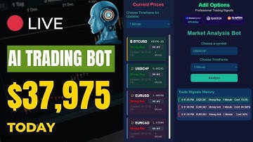 Pocket Option $50 → $37,975 AI Bot Strategy! Binary Options Trading Strategy! Trading Strategy 2025
