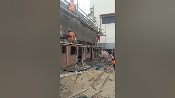 Plastering work for shophouse #automobile #siteoffice #construction #vlog #builder