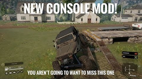 Snowrunner: ultimate jeep rock crawler! (Console mod)