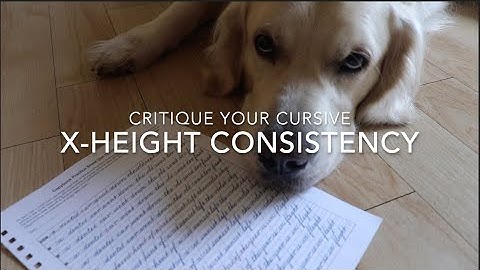 Consistent X-height | Improve Your Cursive 3x Faster | Lesson 14 #cursive #handwriting #amsr