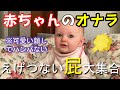 【音量注意】赤ちゃん達のえげつないオナラ１０選【大人顔負け】