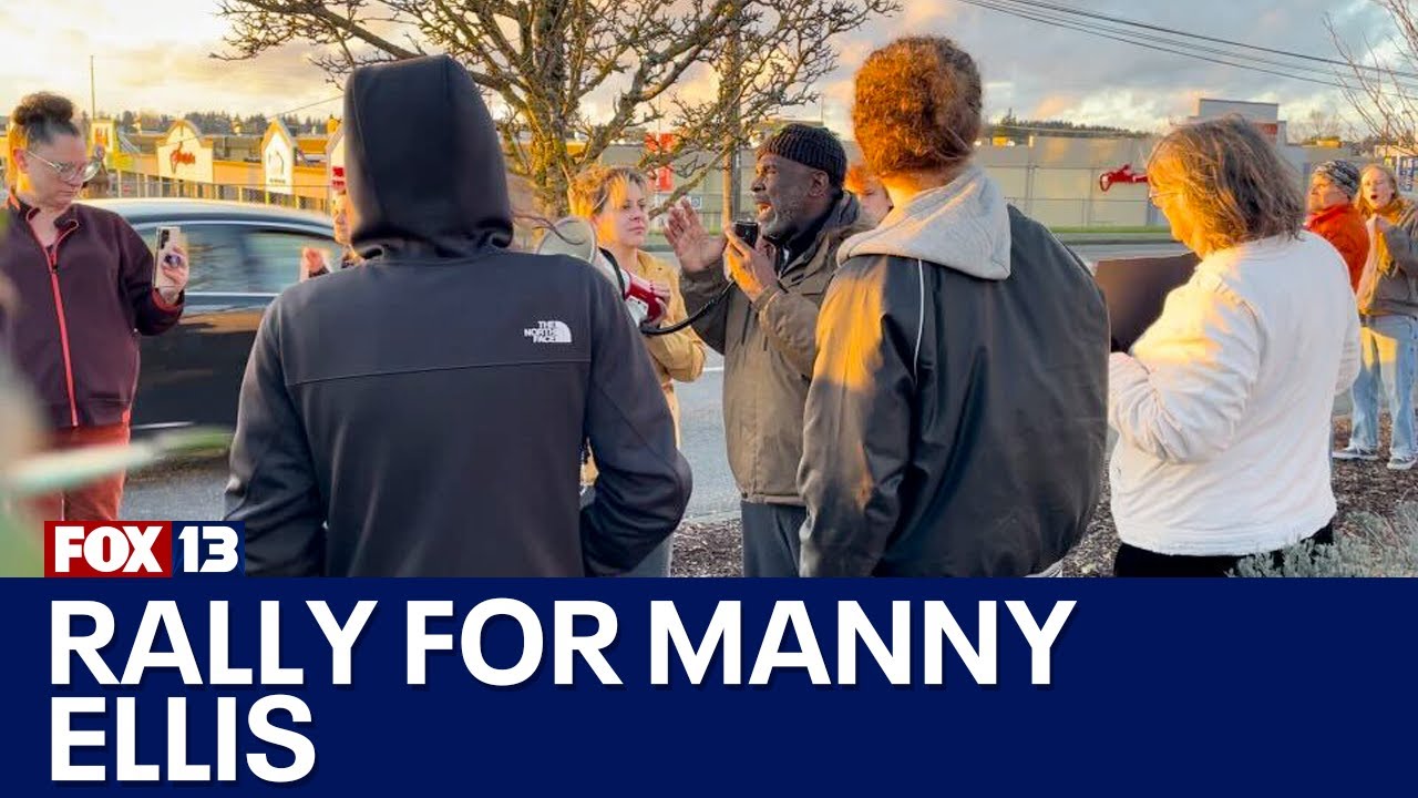 Rally held in response to Manny Ellis death verdict | FOX 13 Seattle ...