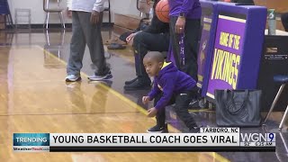 4 Year Old Basketball Coach Goes Viral