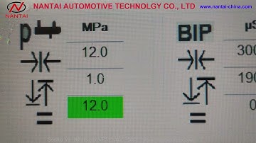 12 nantai NTS815A HEUI injector testing/ CAT C7 C9 C-9 HEUI injector test/ C7 C9 3126 injector test