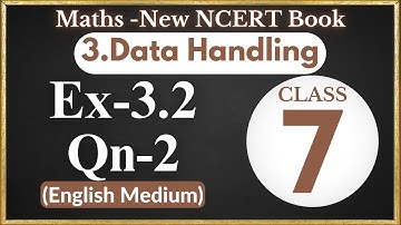 Ex. 3.2 - Qn-2 - Chapter 3 - Data Handling - Class 7 Maths|NCERT|CBSE|English Medium|NewSyllabus