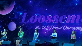 Loossemble in Houston (tour) [debut ceremony in Houston] mini vlog [smart financial center] 4k