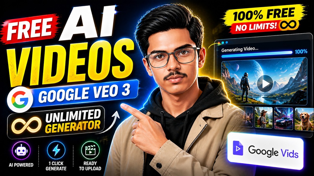 Google VEO 3 Unlimited AI Video Generator 🔥 || Create Videos AI FREE ...