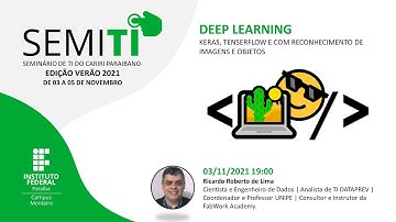 Deep Learning com Keras + TensorFlow, com Reconhecimento de imagens e Objetos
